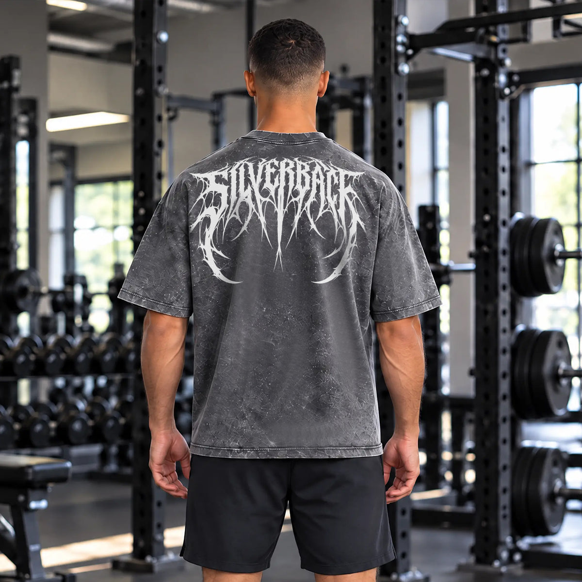 Venom Oversized Acid Wash T-Shirt