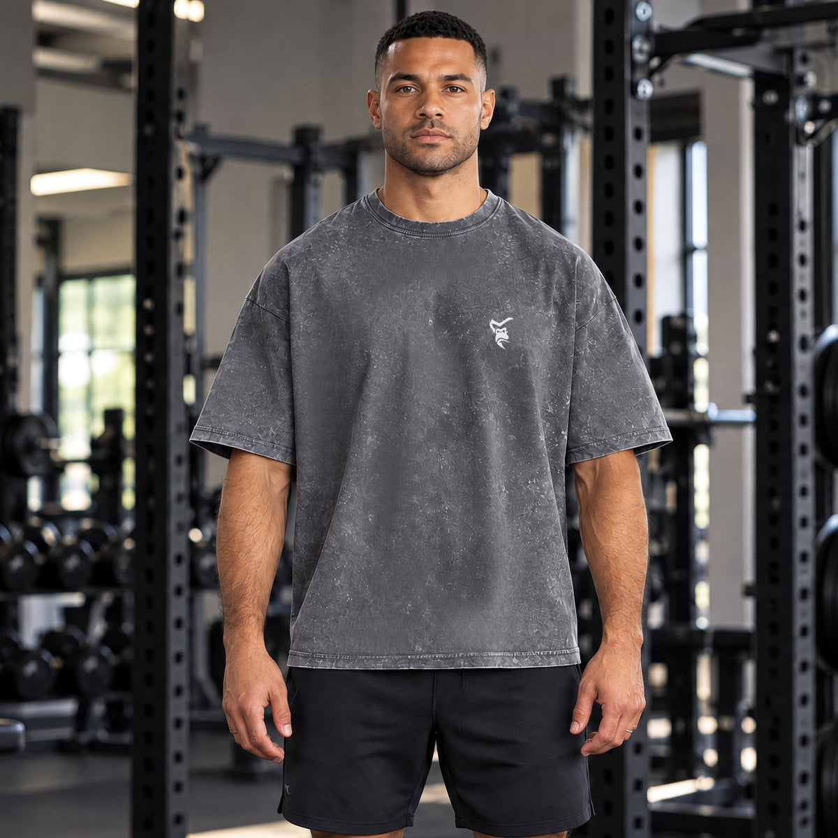Venom Oversized Acid Wash T-Shirt