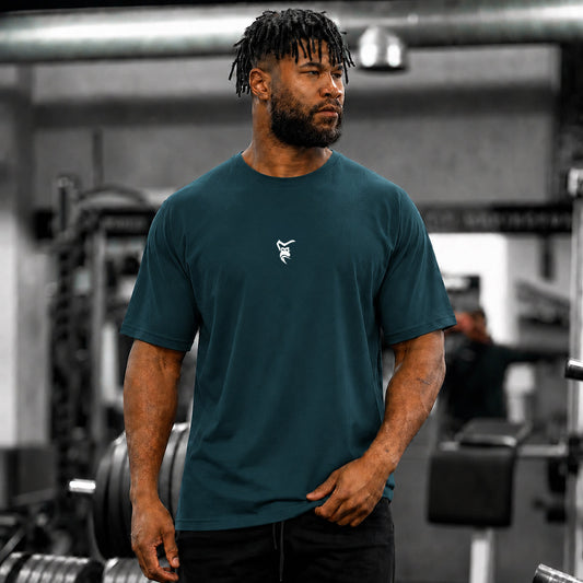 #1 Will Power Relaxed T-Shirt - Teal
